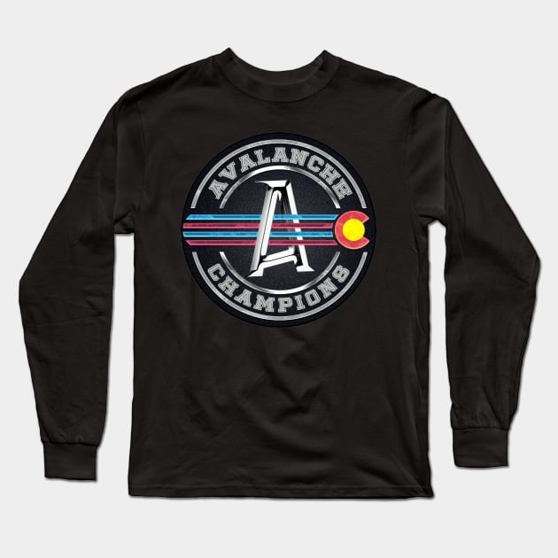 Colorado Avalanche Champions Long Sleeve T-Shirt by antarte